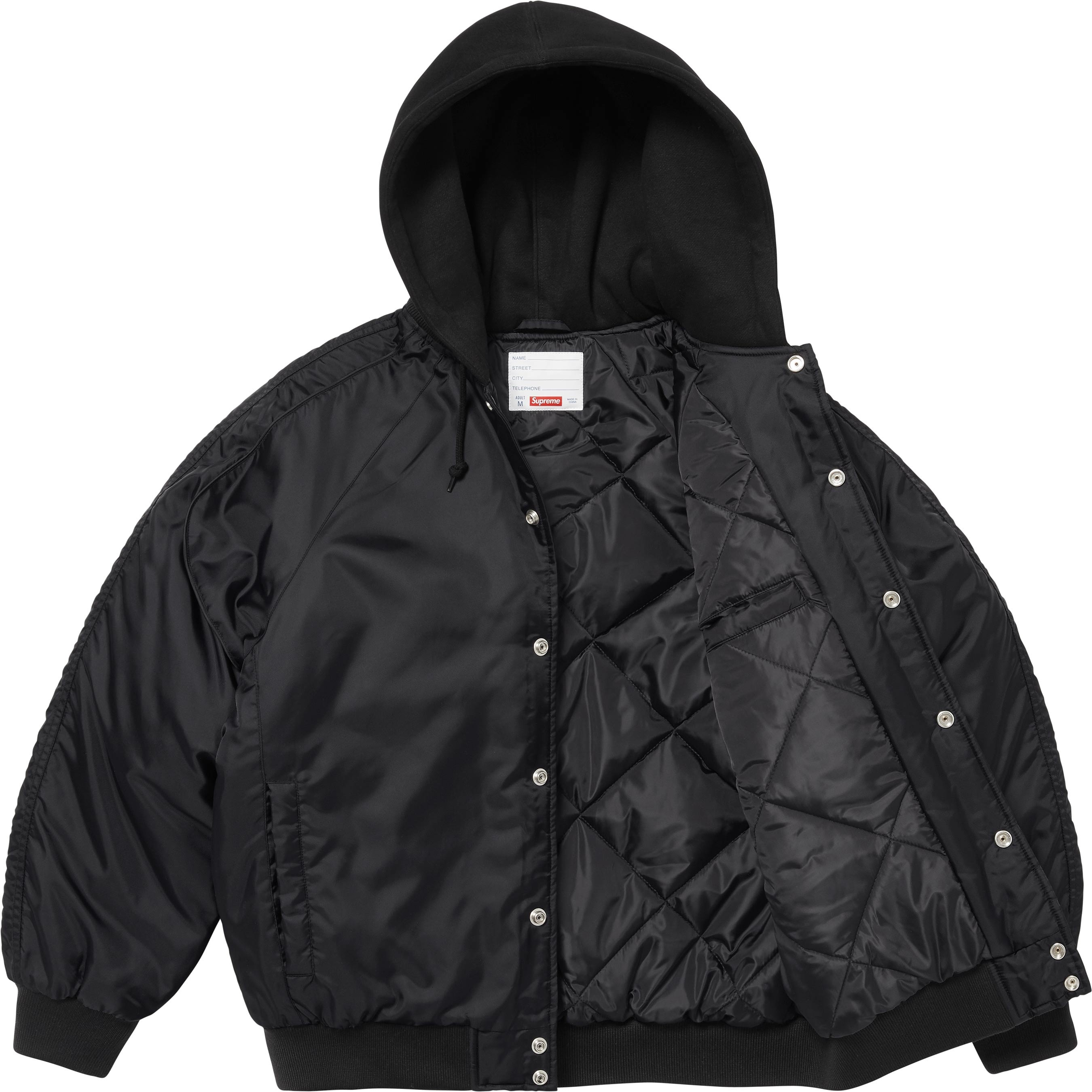 Hooded Stadium Jacket view 19